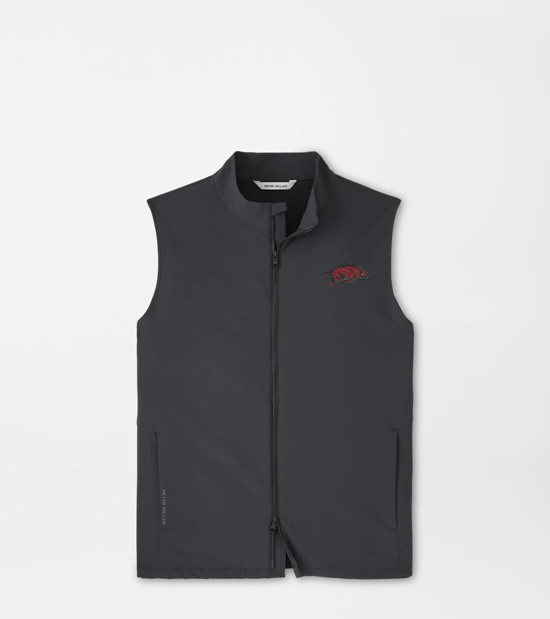 Product image 2 of 2 for Arkansas Razorbacks Peter Millar Dunes Vest - Running Hog
