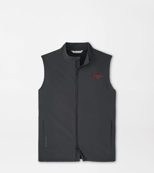 Arkansas Razorbacks Peter Millar Dunes Vest - Running Hog; $225.00