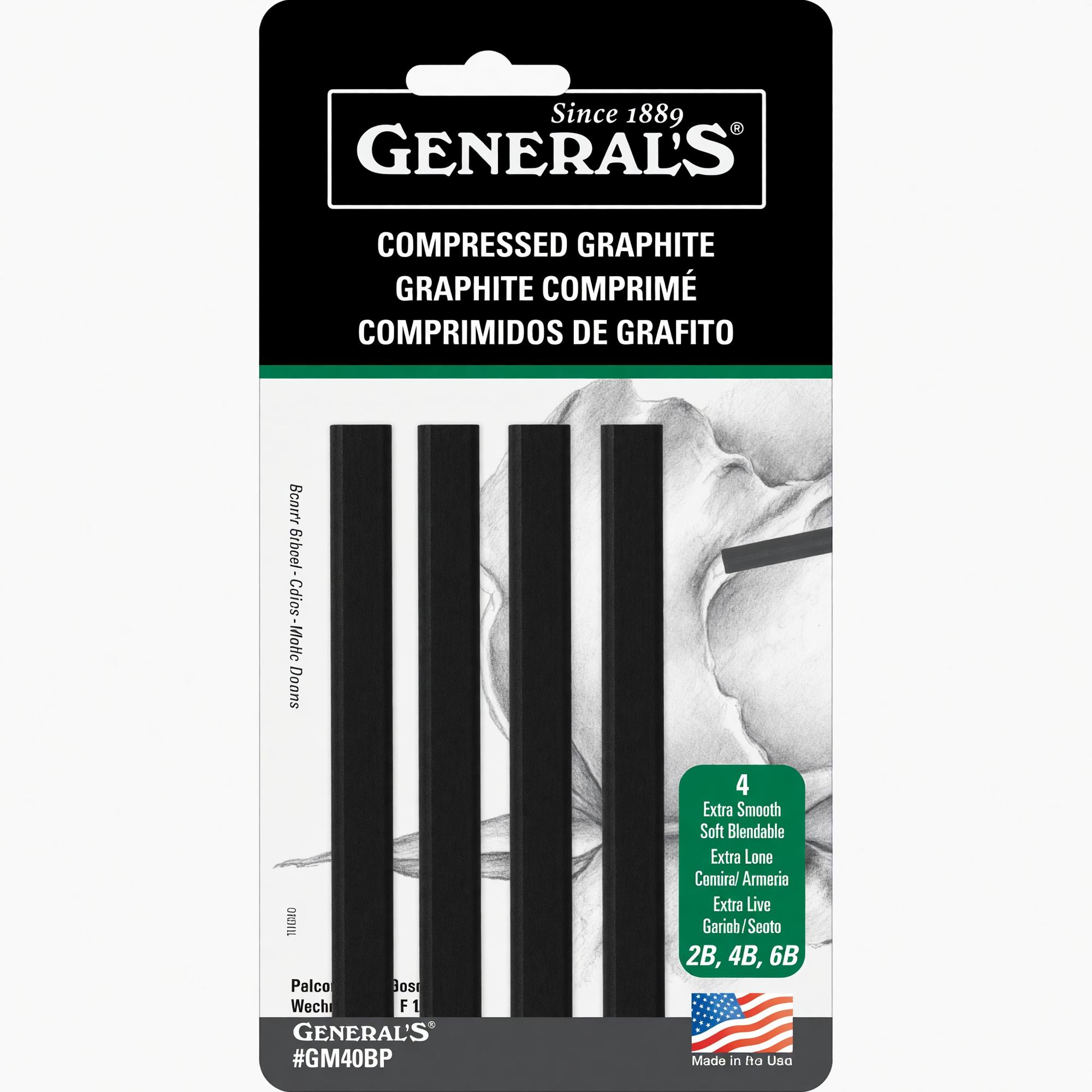 Product image 1 of 2 for GRAPHITE STICKS 4CT GENERAL'S