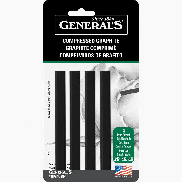 GRAPHITE STICKS 4CT GENERAL'S; $3.99