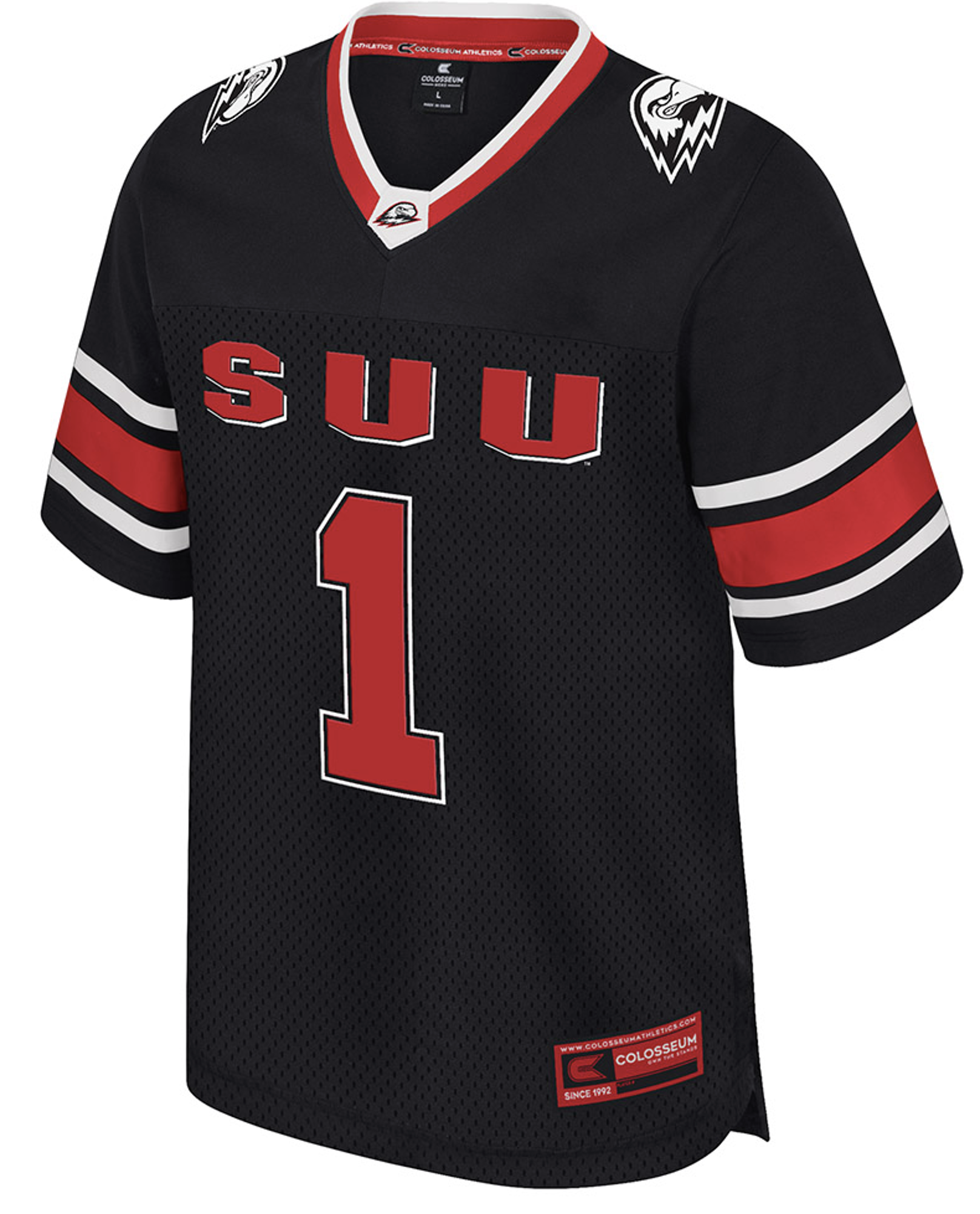 Product image 1 of 1 for COLOSSEUM FOOTBALL JERSEY BLACK SUU
