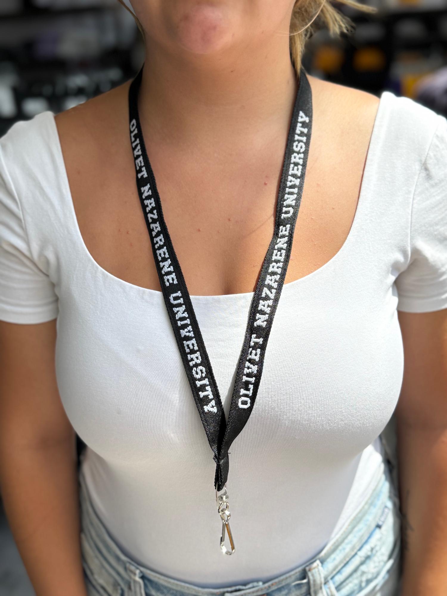 image of: Platinum Woven Lanyard
