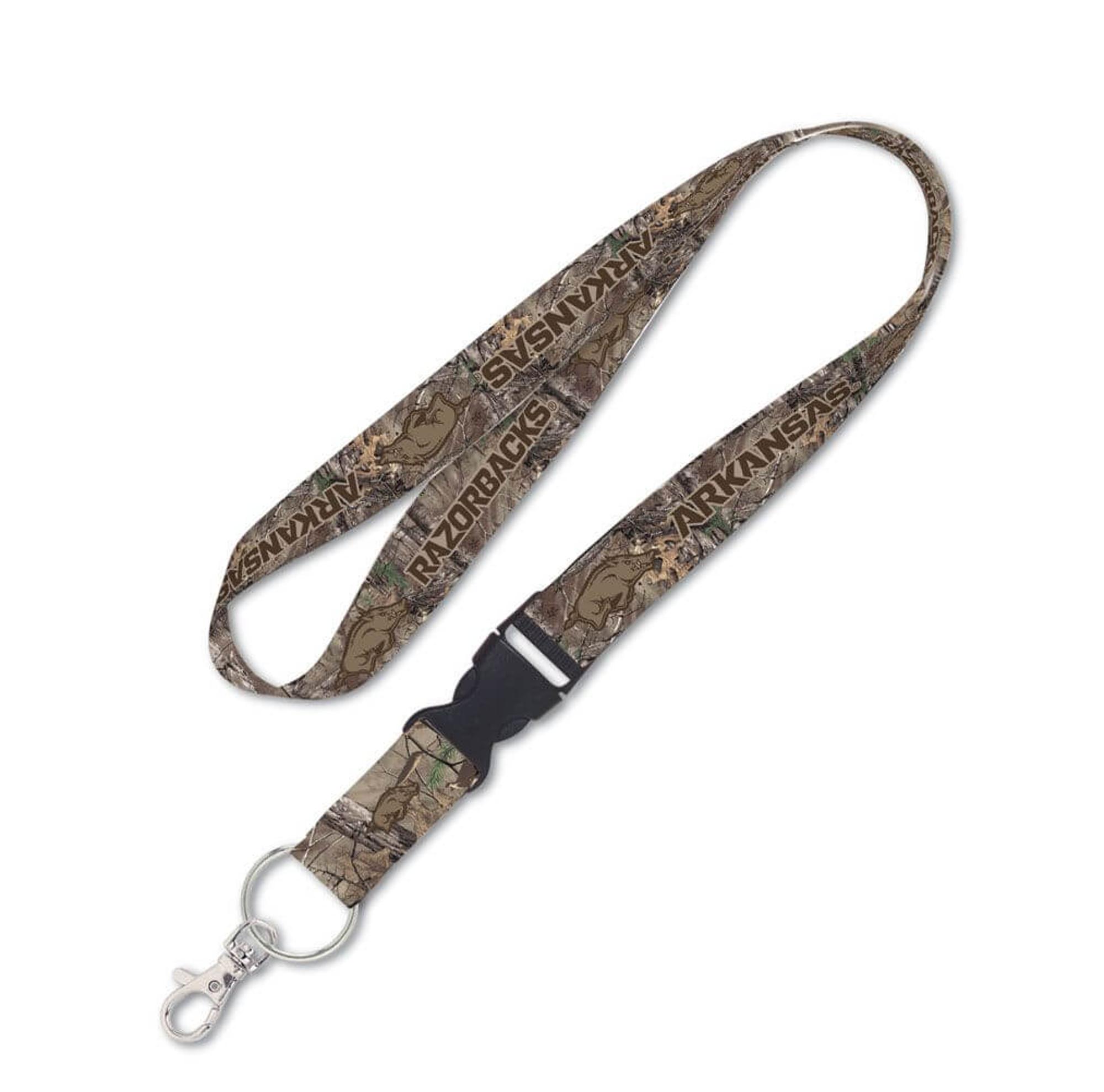 image of: Arkansas Razorbacks Wincraft Lanyard With Detachable Buckle - Camo