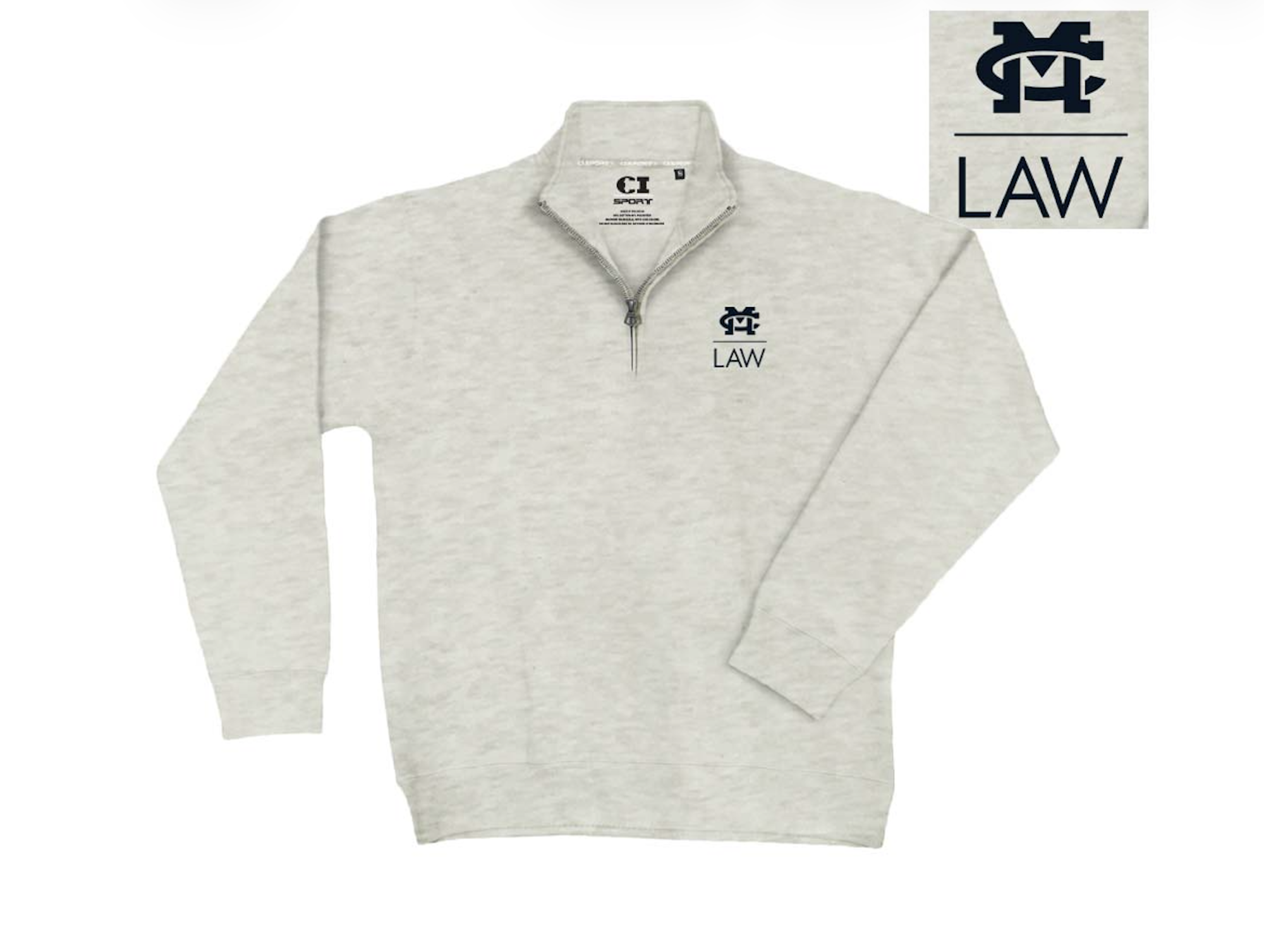 Product image 1 of 1 for MC LAW 1/4 ZIP PULLOVER - OATMEAL
