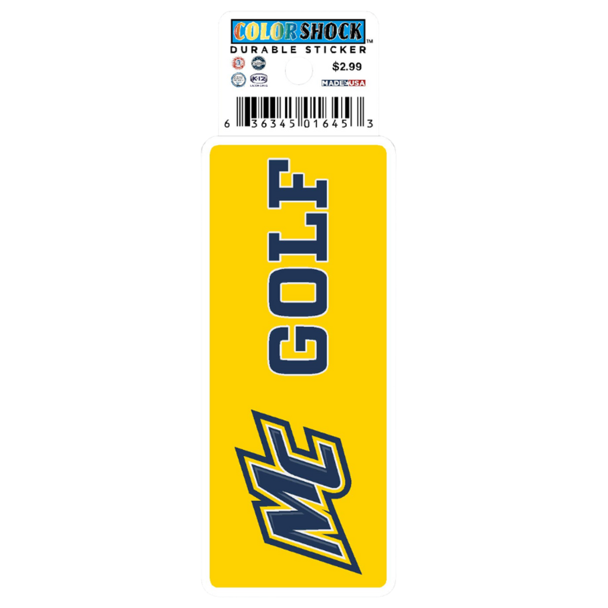 image of: MC Golf Textured Stickers