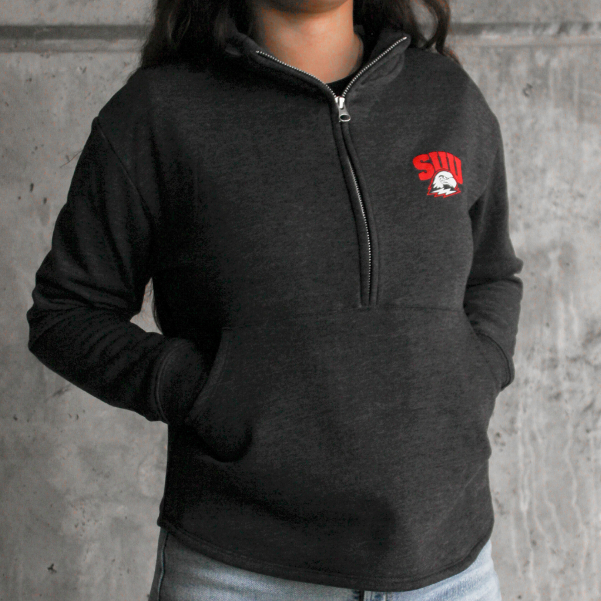 image of: Legacy SUU Gray 1/4 Zip