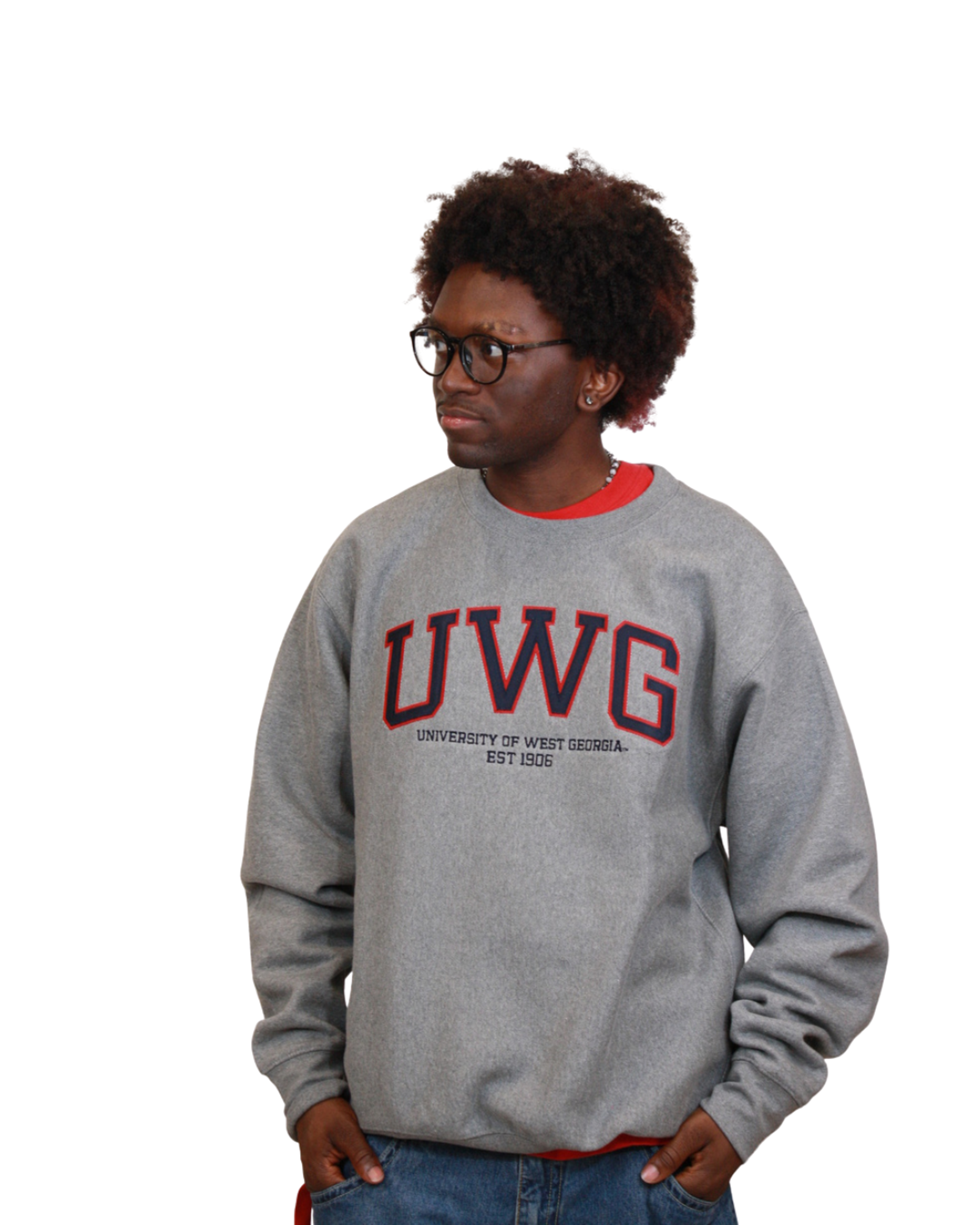 Product image 3 of 12 for UWG APPLIQUE CREW SWEATSHIRT