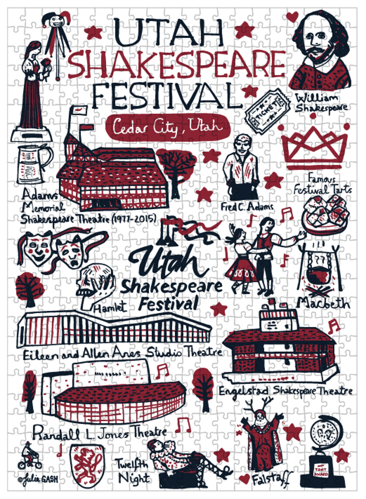 Product image 1 of 1 for JULIA GASH USF 500 pc PUZZLE