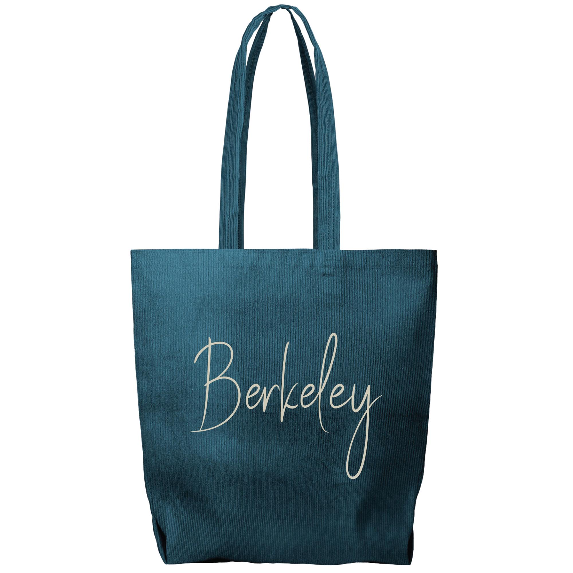 Product image 1 of 3 for Corduroy Tote Bag Berkeley Script Logo