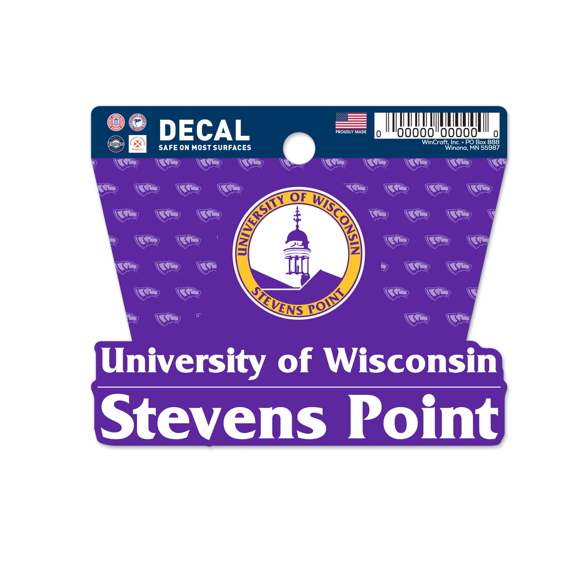 Product image 1 of 1 for UWSP Academic Clean Cut Decal