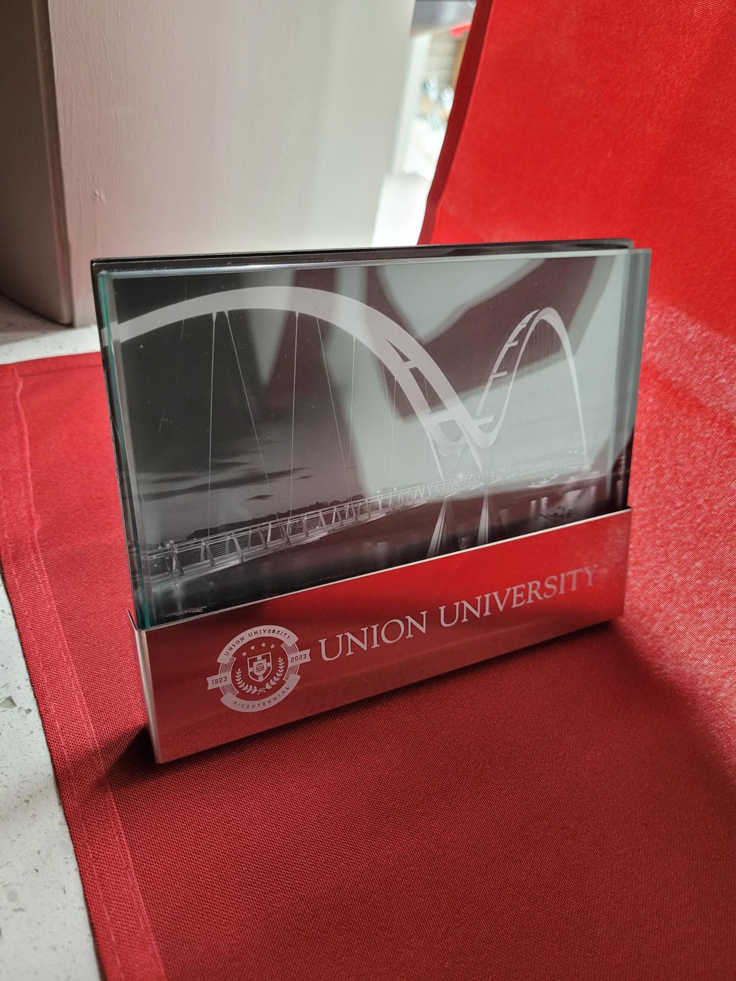 image of: Union Bicentennial Glass Frame
