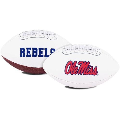 image of: Ole Miss Rebels Embroidered Autograph Football Full Size