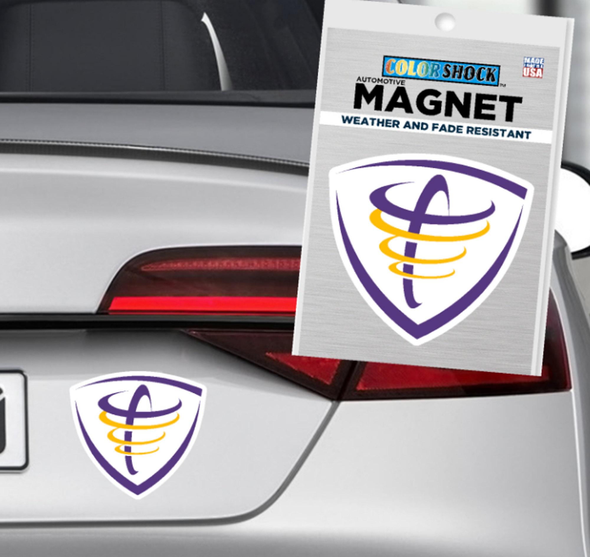 image of: Tornado Shield Game Day Magnet