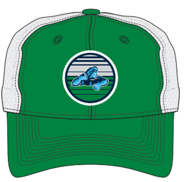 SCC HAT TRUCKER SASQUATCH KELLY/WHT; $29.99