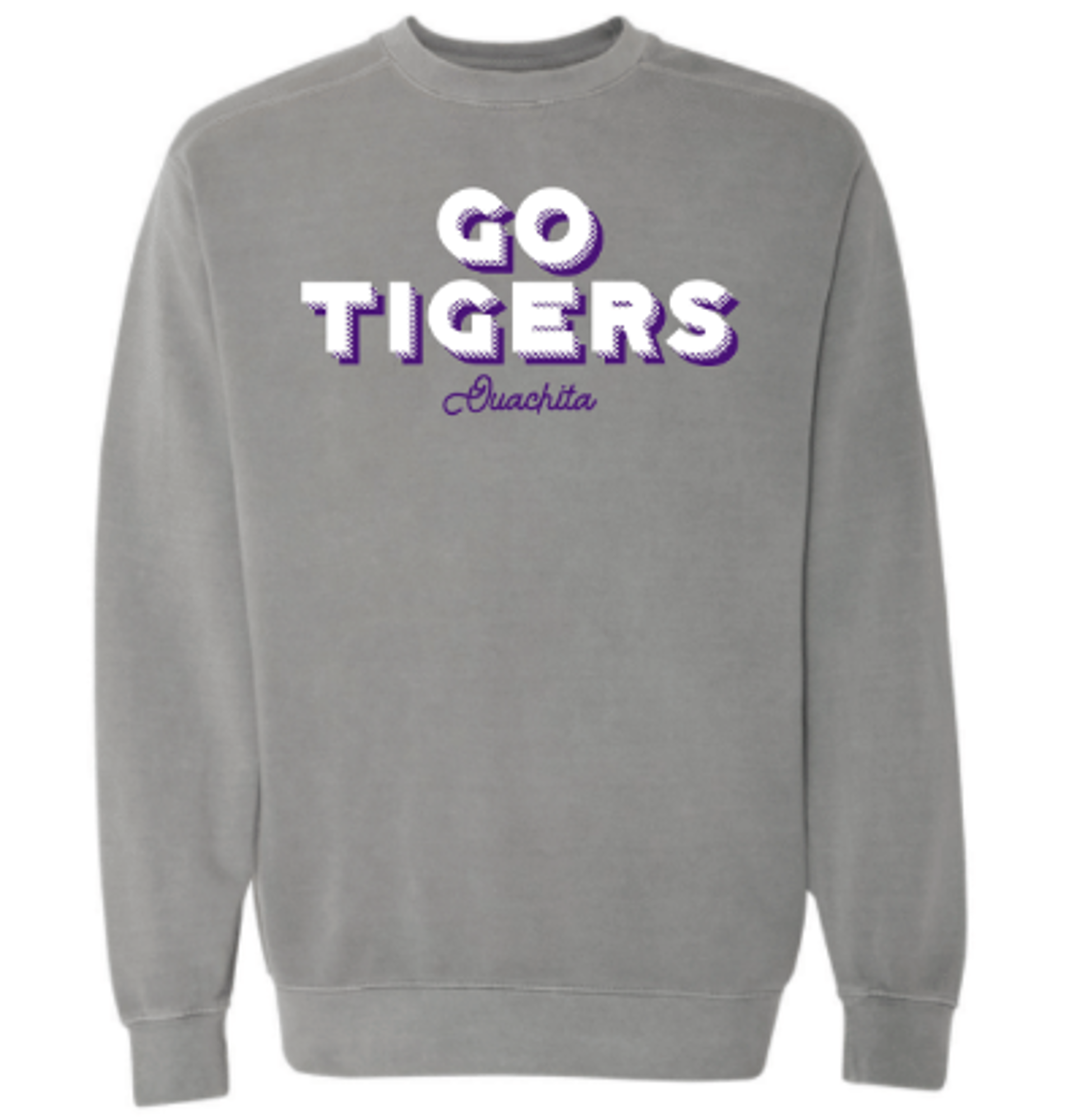 image of: Go Tigers Comfort Colors Crewneck Sweatshirt