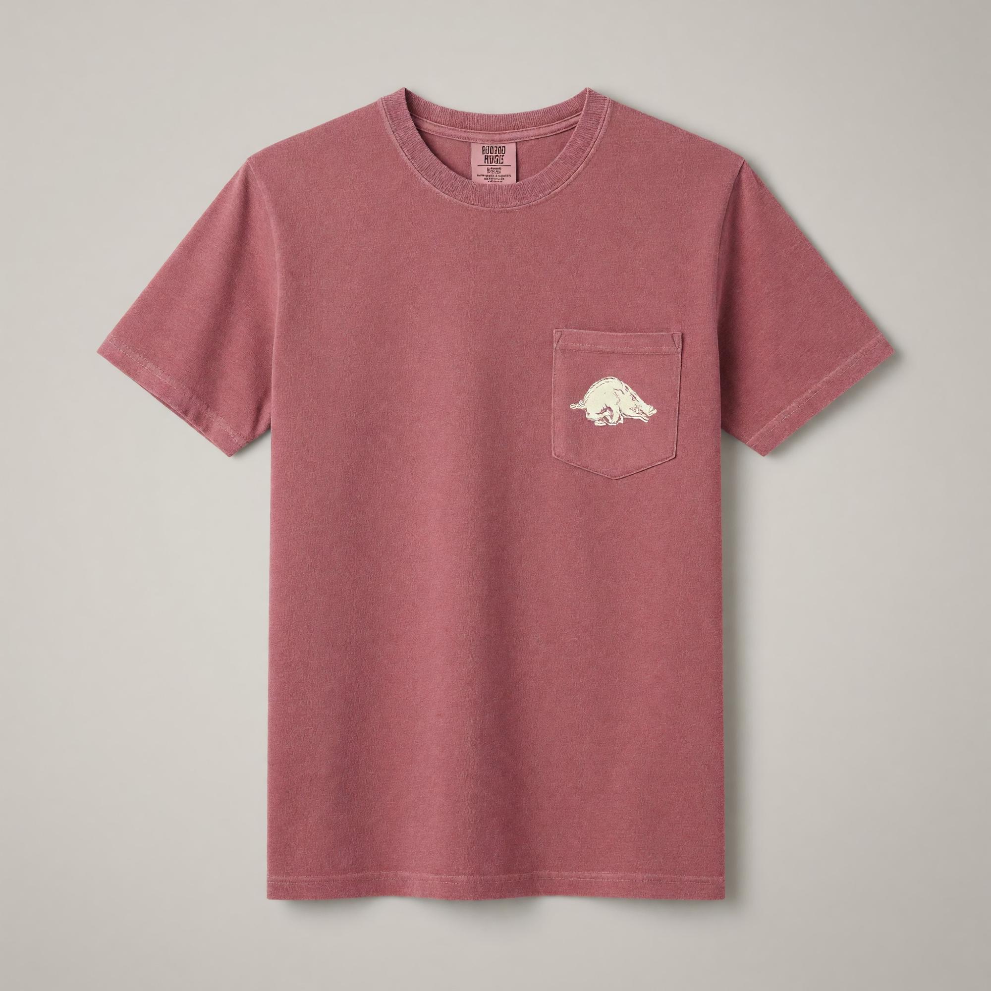 Product image 2 of 2 for Arkansas Razorbacks 70s' Hog Pocket Tee