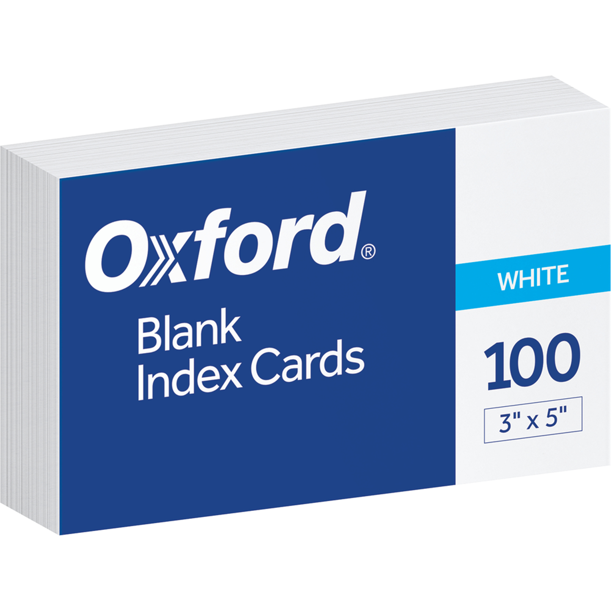 image of: Oxford Index Card - White 3x5in Bulk Blank