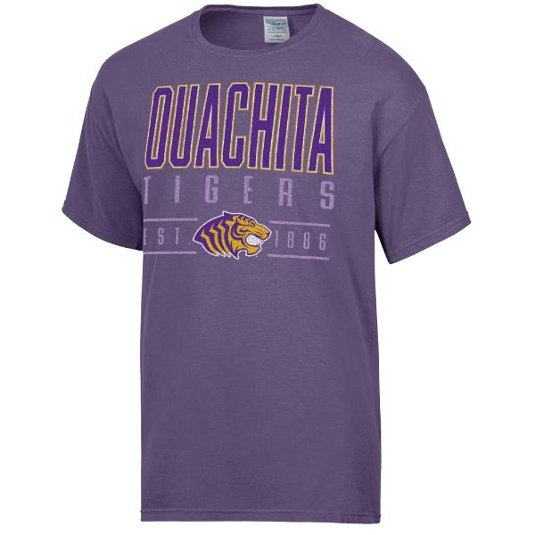 Ouachita Tigers Comfort Wash Short Sleeve Tee; $28.99