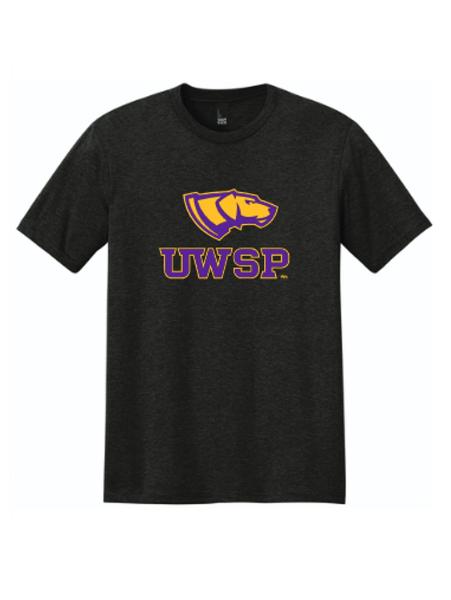 UWSP Perfect Tri-Blend Tee, Black Frost; $21.98