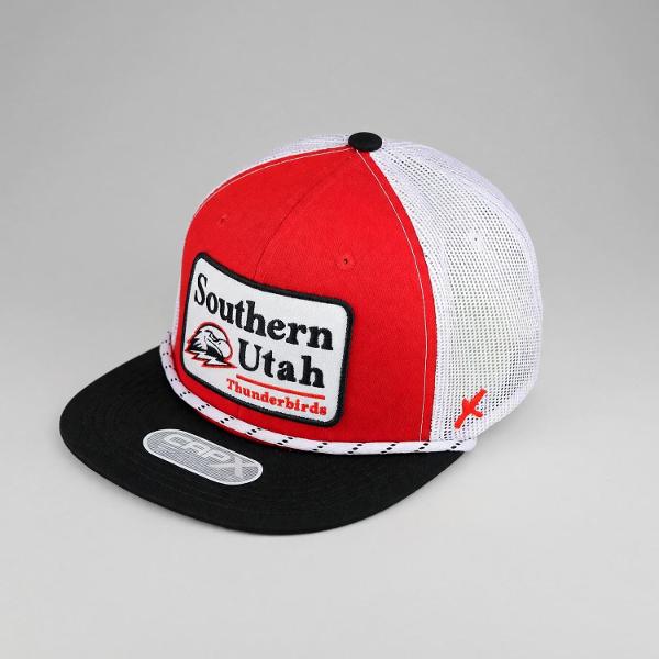 CapX Overdrive Red/White Hat – Thor SUU; $32.99