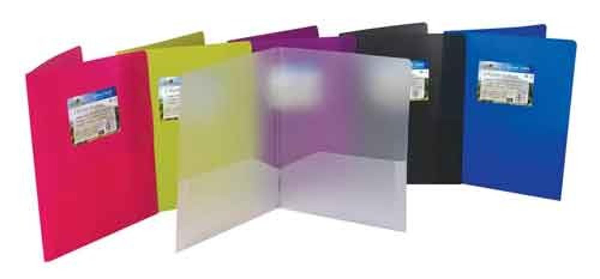 image of: FOLDER LETTER 2 POCKET ASST