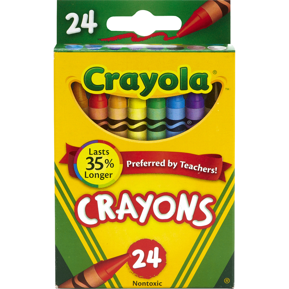 Product image 1 of 1 for Crayola Colored Crayons - Asst. 24pk