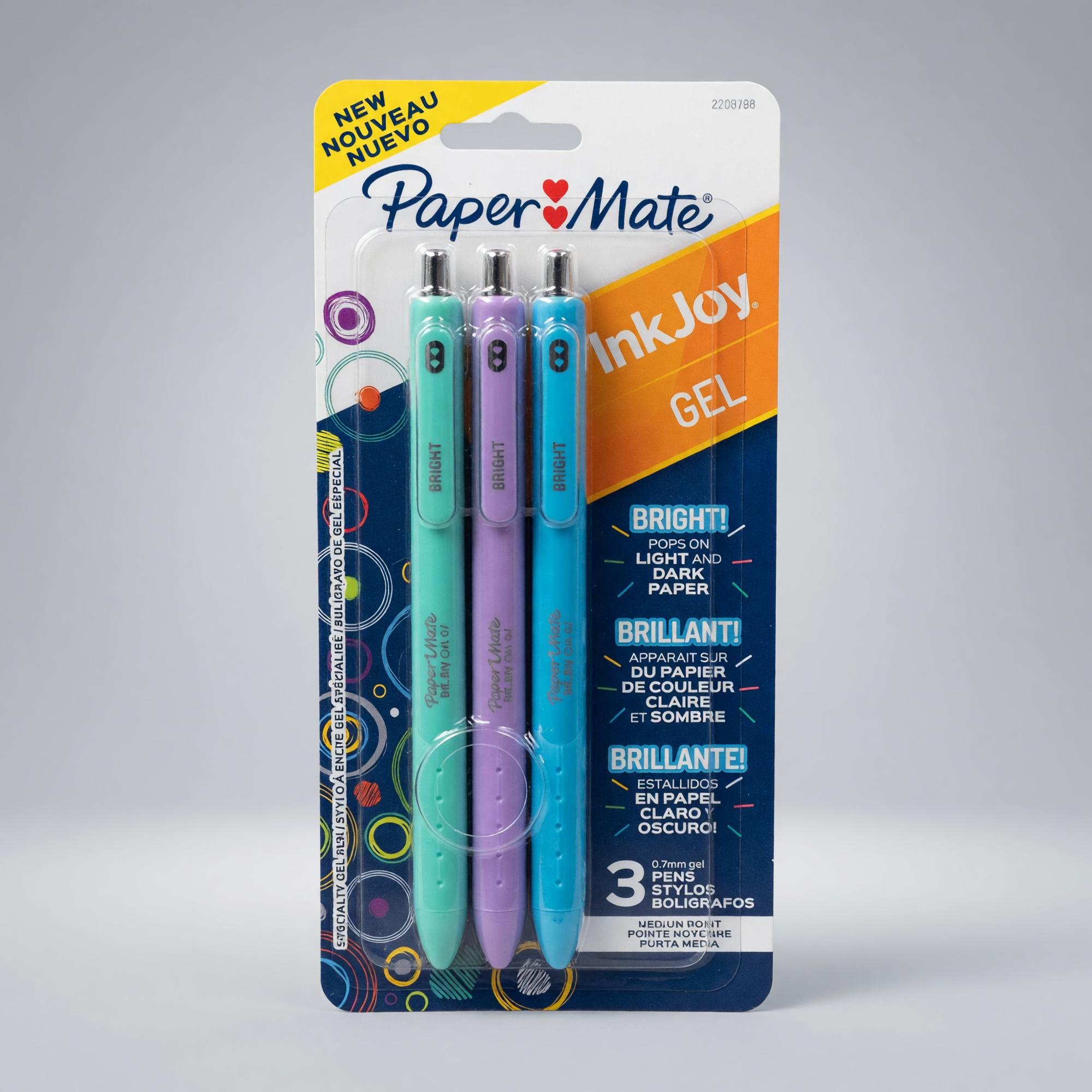 Product image 1 of 1 for PEN InkJoy Gel Bright 7mm 3 pk
