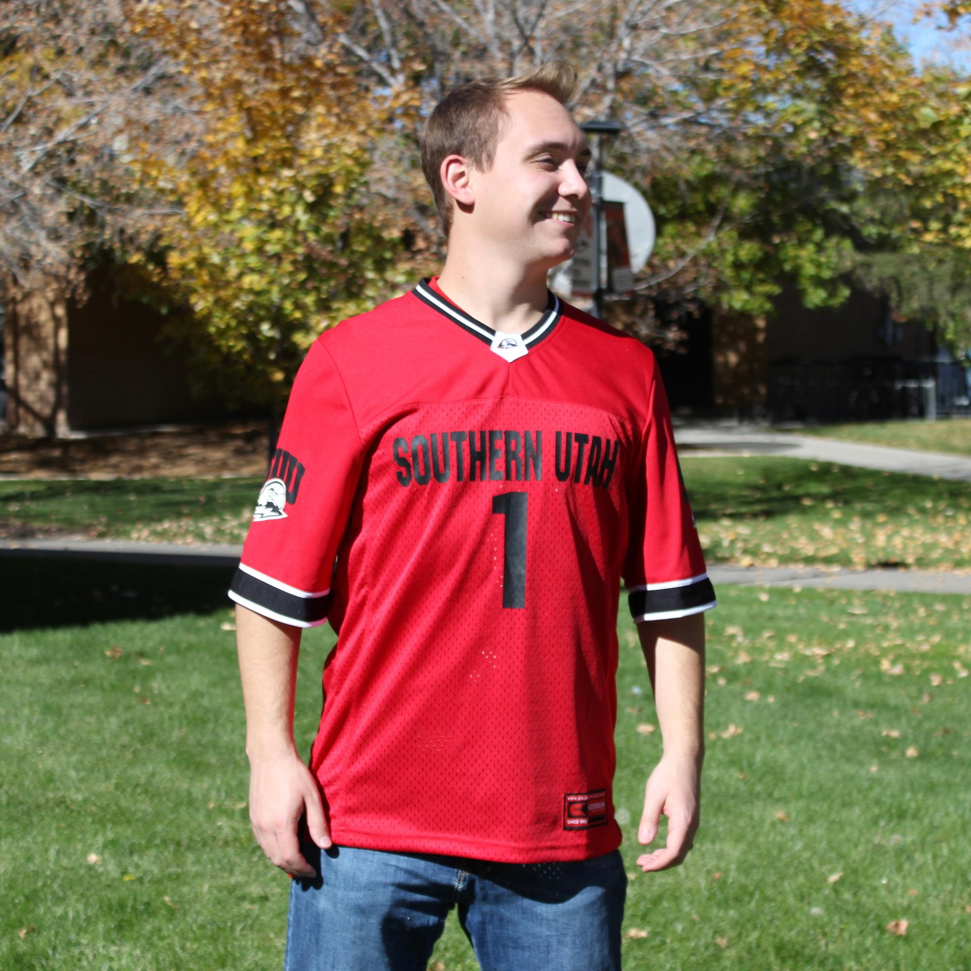image of: Colosseum Red Football Jersey