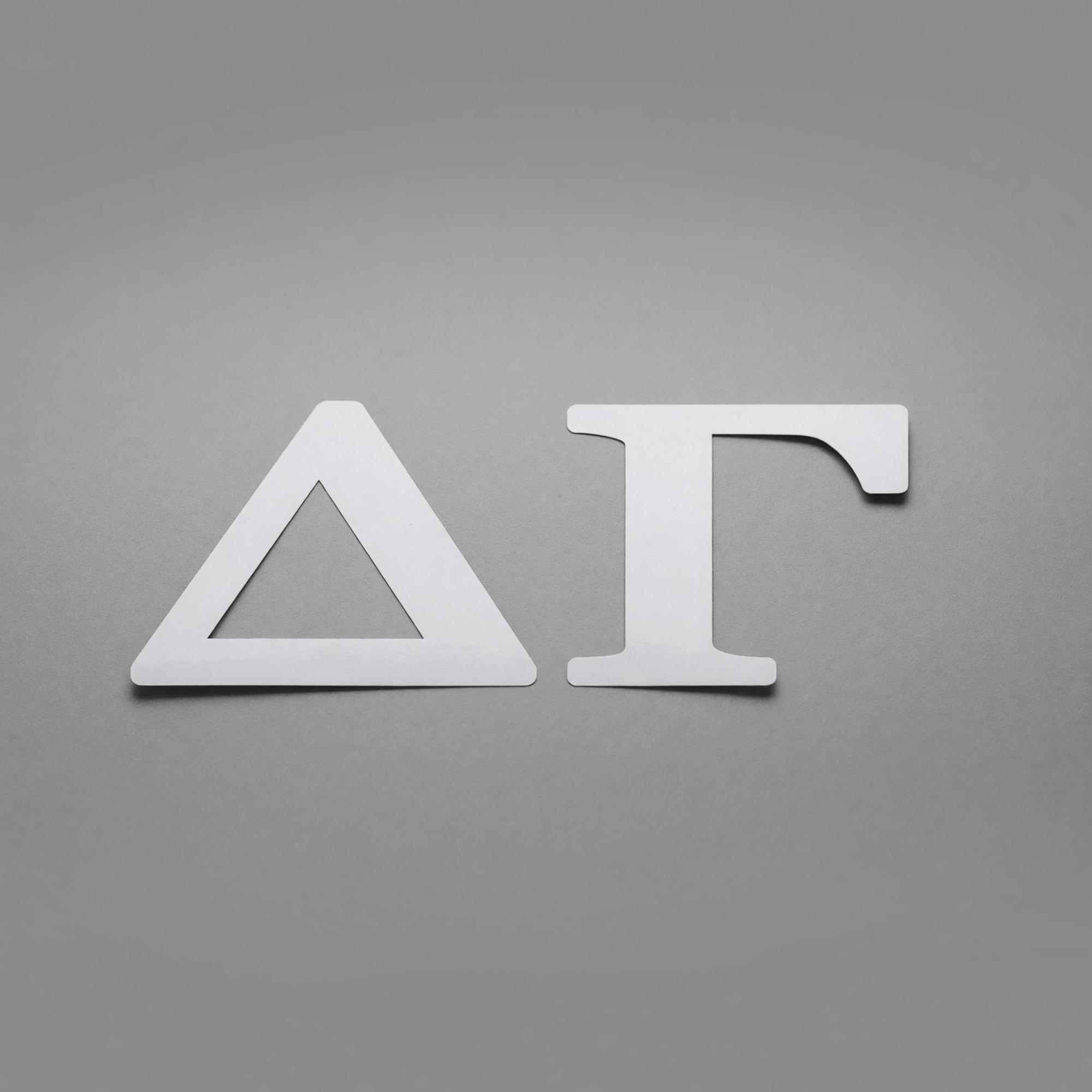 Variant 7 of 12 for Sorority Greek Letter Decal Sticker