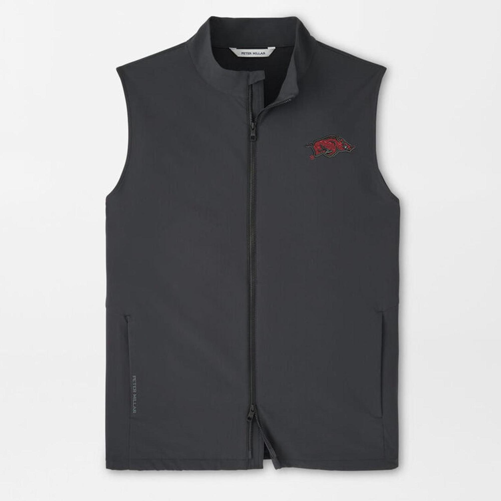 Variant 2 of 3 for Arkansas Razorbacks Peter Millar Dunes Vest - Running Hog