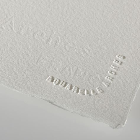 image of: Arches Natural White 300 lb Watercolor Sheets 22x30