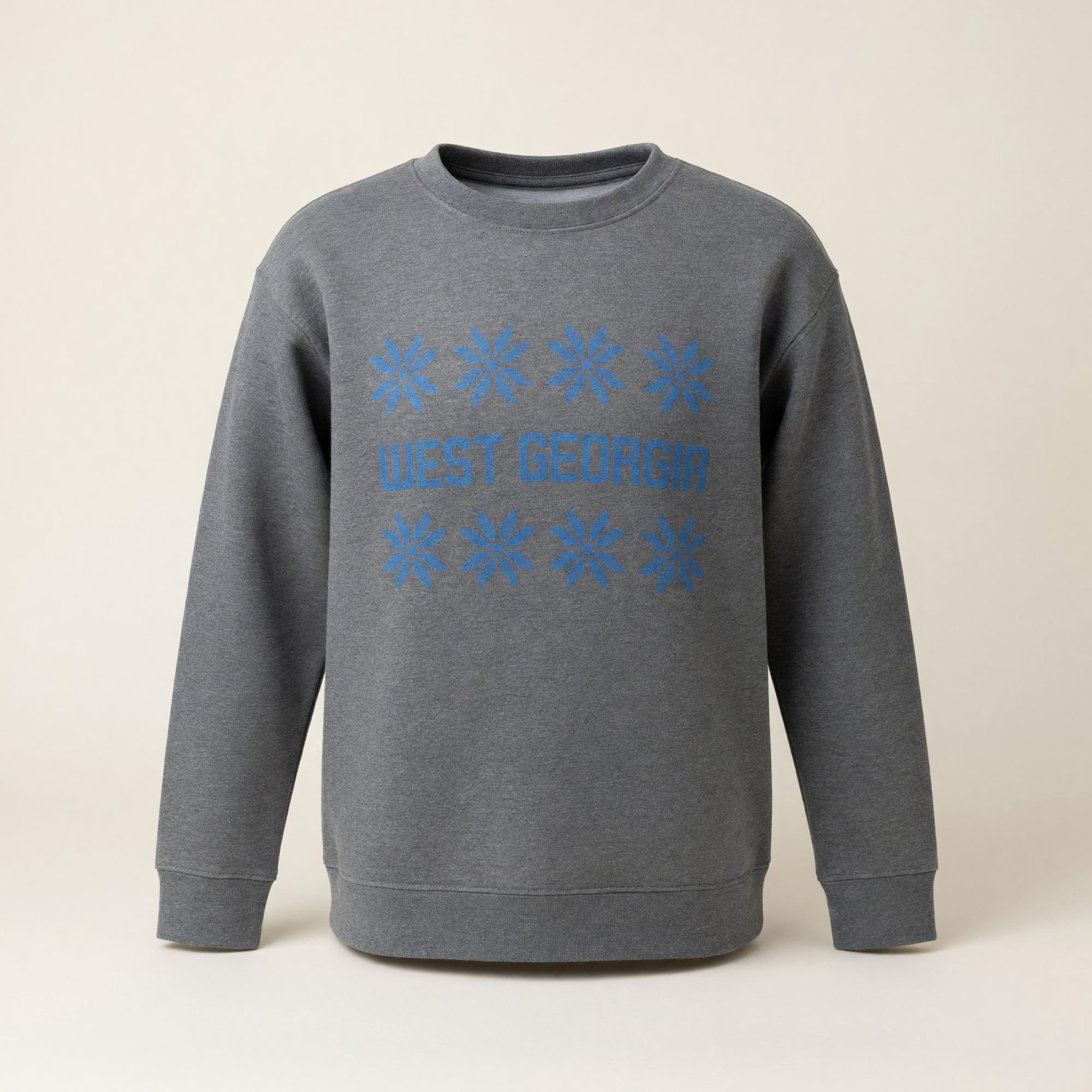Product image 1 of 2 for UWG WINTER WEST SWEATSHIRT – YOUTH APPAREL – HEATHER GRAY
