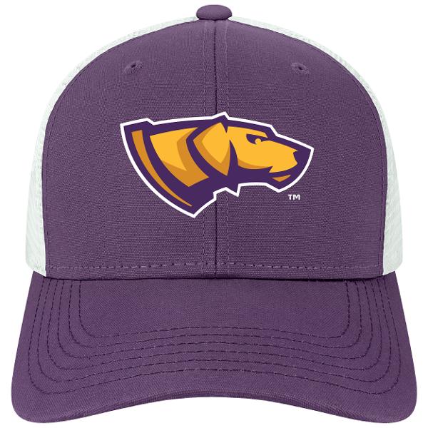 UWSP MPS - Mid-Pro Snapback Trucker Hat, Purple; $36.98
