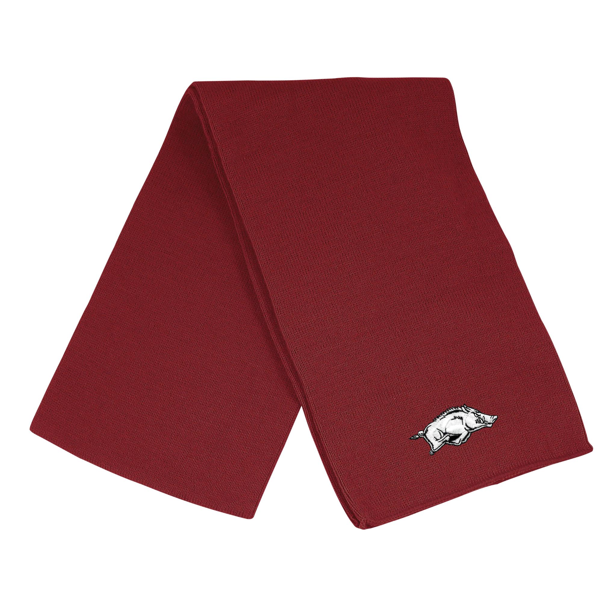image of: Arkansas Razorbacks Frosty Knit Scarf - Crimson