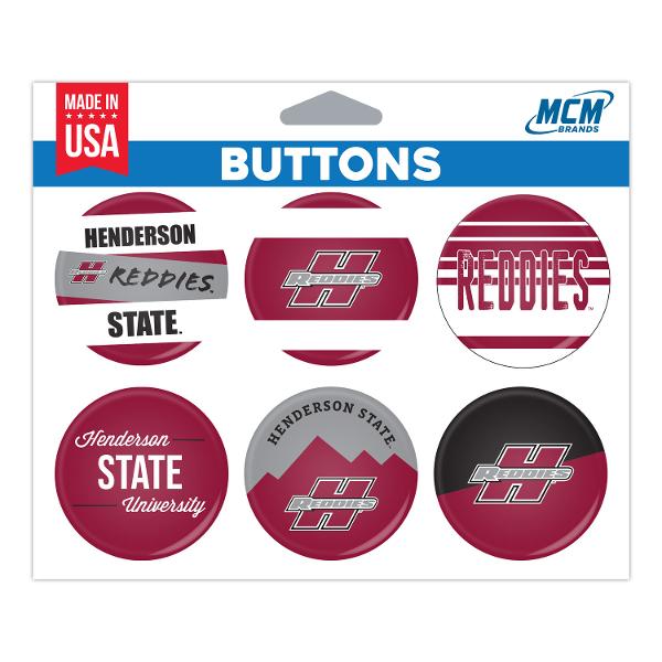 Henderson State 3/4" Buttons 6-Pack; $14.99