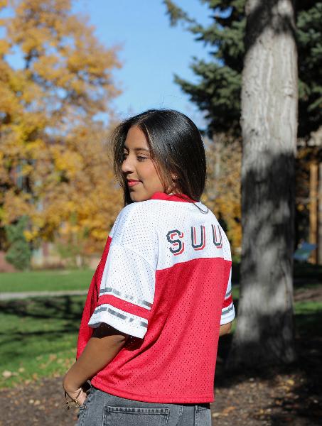 Colosseum Women’s Football Jersey; $58.00