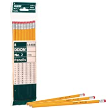 image of: Dixon Economy Woodcase Pencil - Yellow #2 8Pk BP Dixon Economy Woodcase Pencil - Yellow #2 8Pk BP