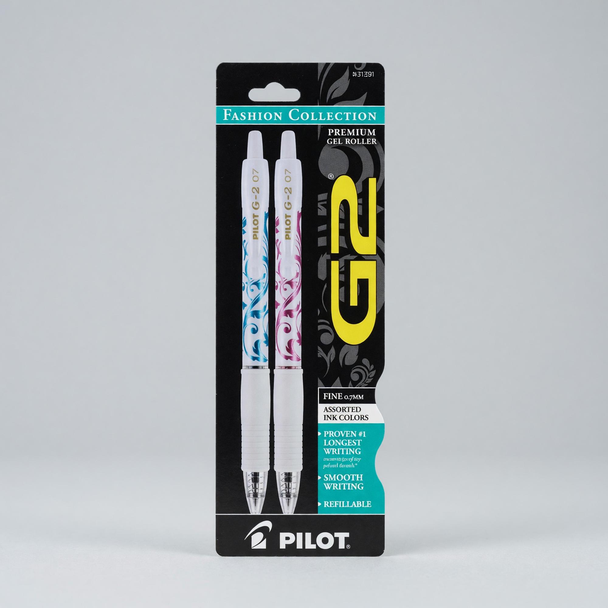 Product image 1 of 1 for G2 2PK Fashion Pens Black Fine