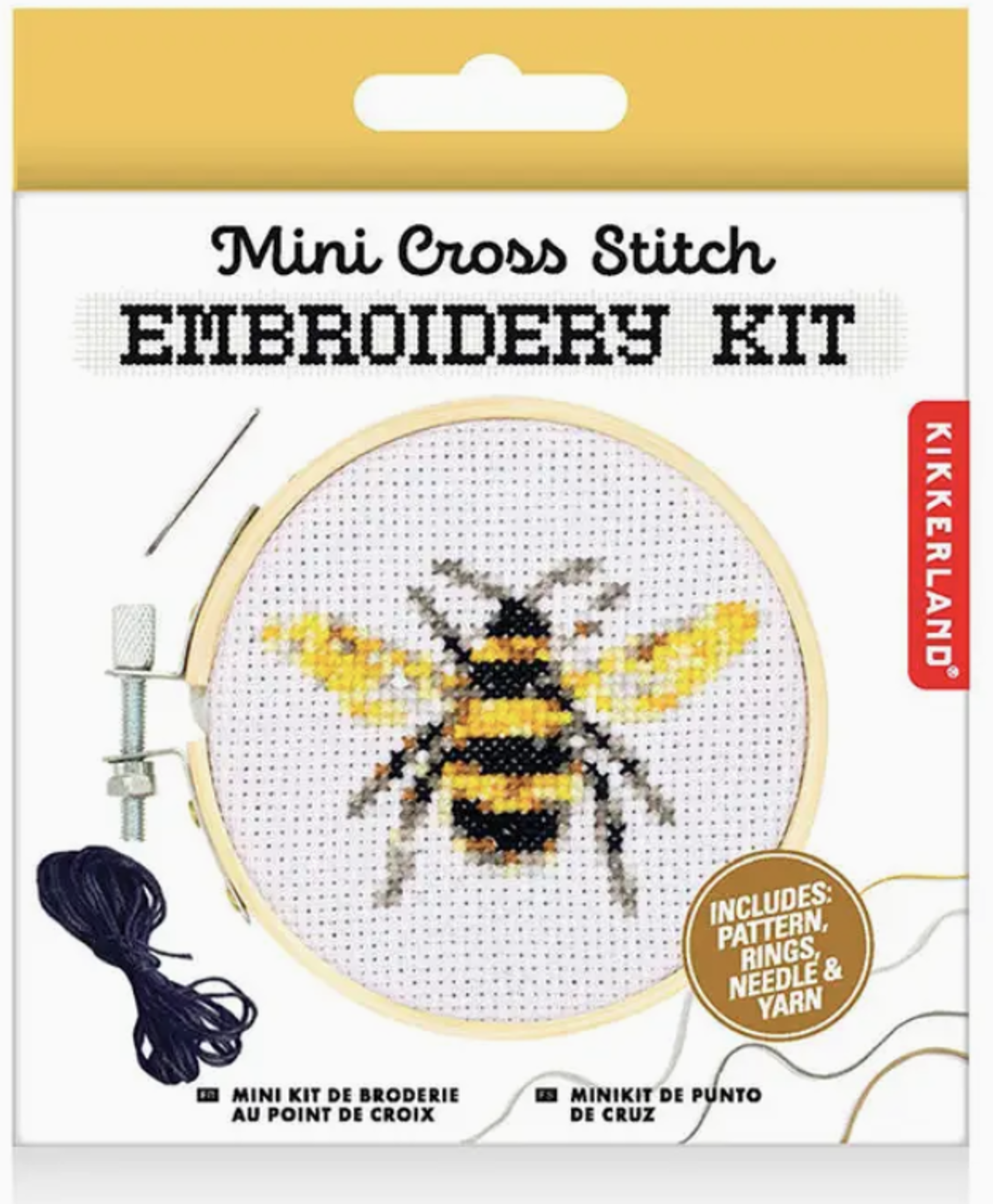 Product image 1 of 1 for BEE MINI CROSS STITCH EMBROIDERY KIT