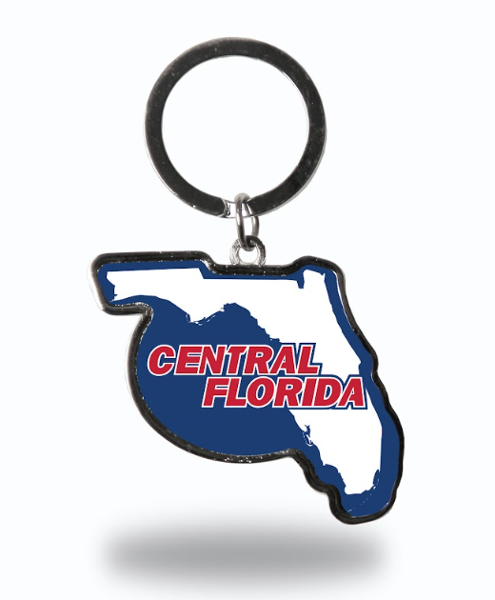 CF KEYCHAIN STATE SHAPED FL; $11.99