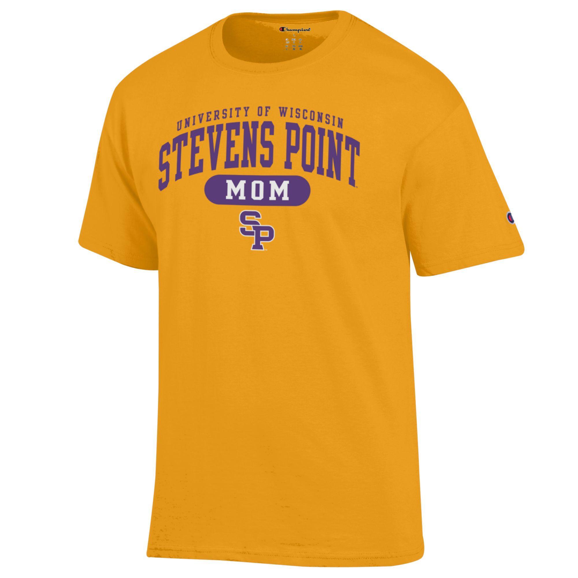 Product image 1 of 1 for UWSP Champion Mom Basic Tee, Gold
