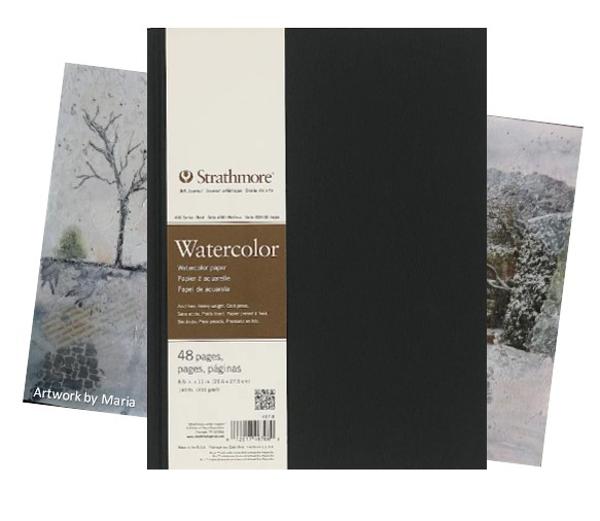 Strathmore Watercolor Art Journal HARDCOVER 8.5" x 11"; $32.99