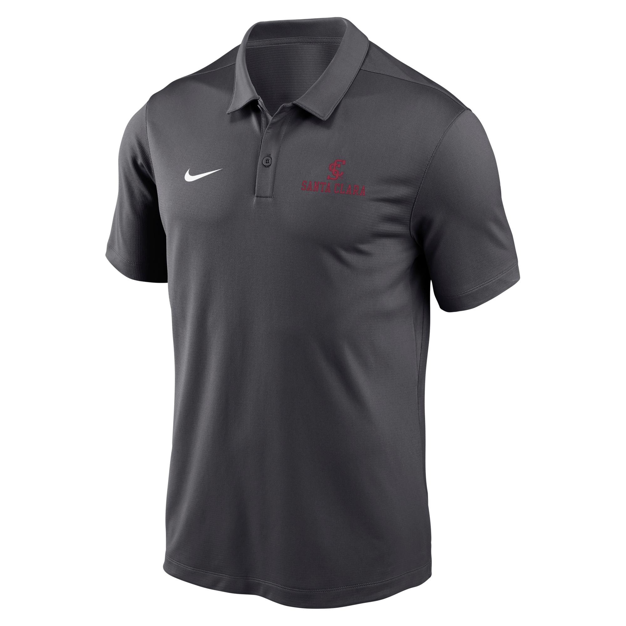Product image 1 of 1 for Santa Clara Broncos Nike Victory Solid Polo, Anthracite