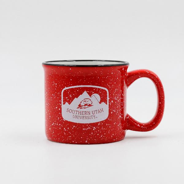 Ceramic Campfire Mug Red SUU; $12.99