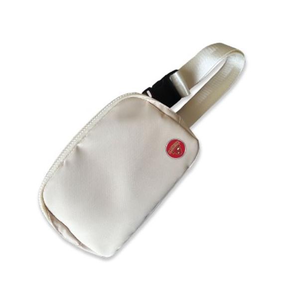 St. Lawrence Belt Bag with Shield Medallion; $29.95