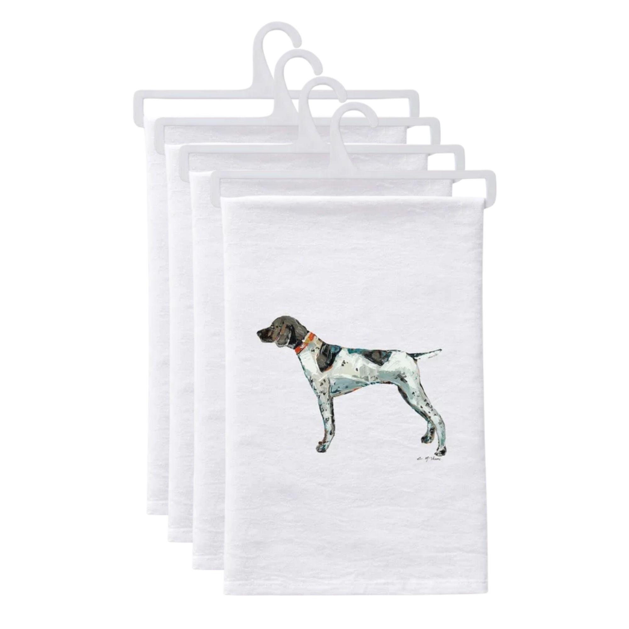 Product image 1 of 1 for German Shorthaired Pointer Standing Tea Towel, Pack of 4