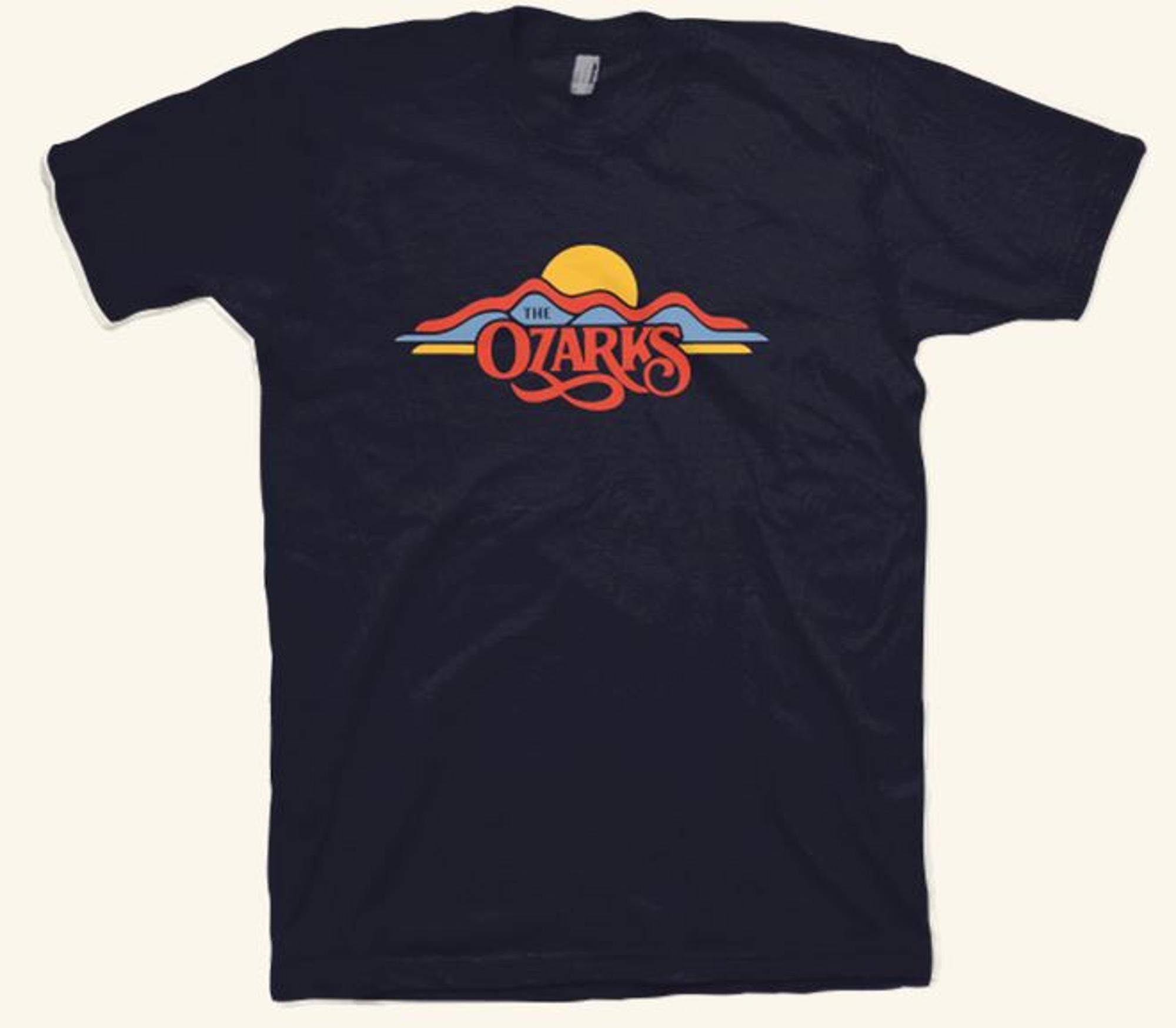 image of: The Ozarks Valley Short Sleeve Tee - Navy Blue