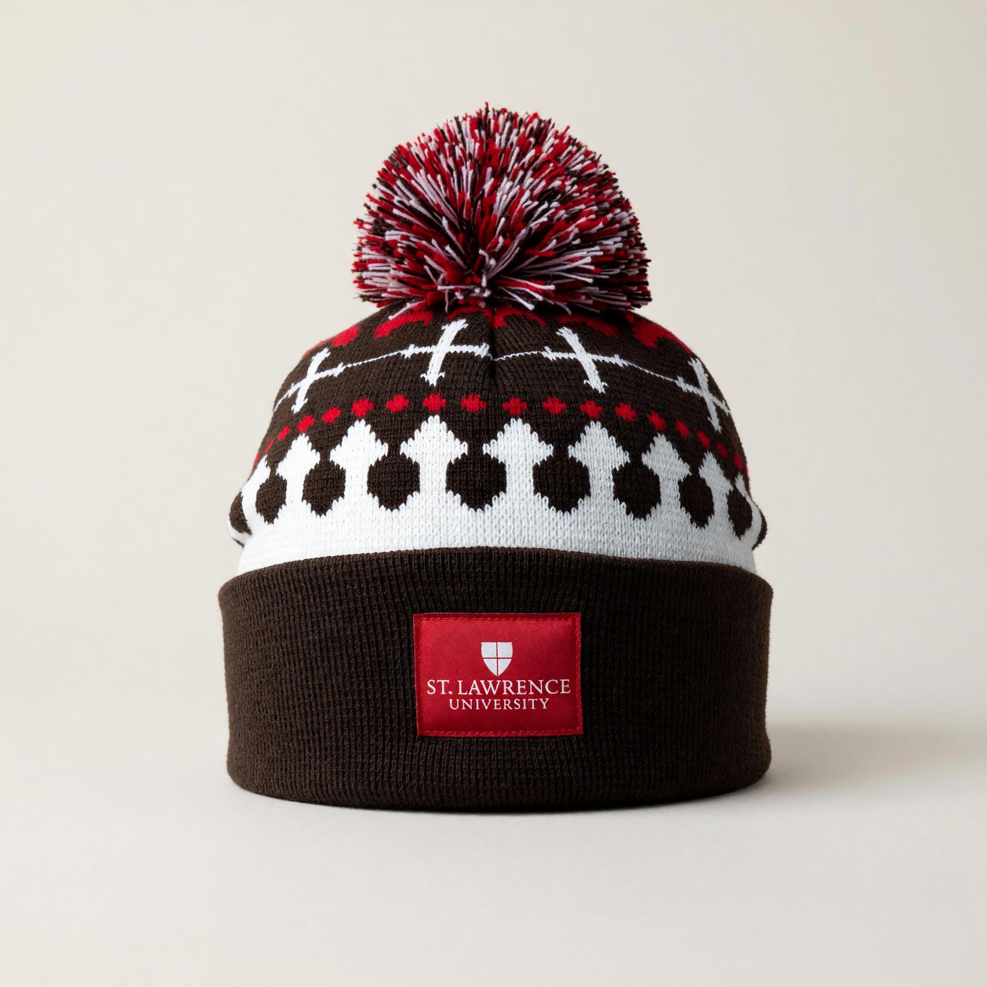 Product image 1 of 1 for 4T2D Crest Sweater Knit Beanie with Pom