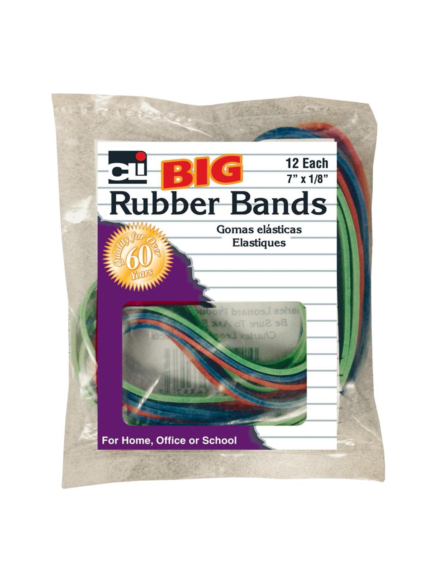 Product image 1 of 1 for Charles Leonard Rubber Bands, Jumbo Size, Assorted Colors