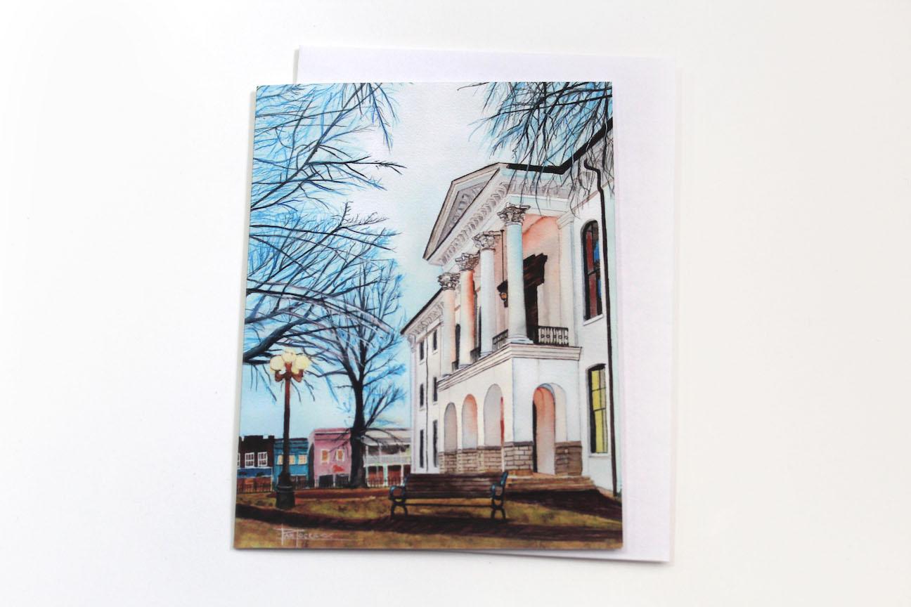 image of: Oxford Notecard - Courthouse Evening